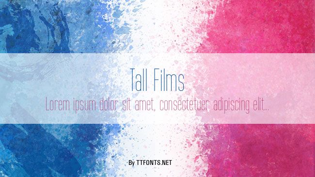 Tall Films example